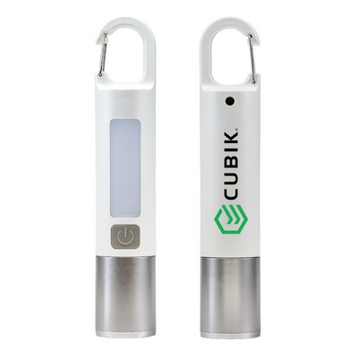 Cedar Creek® Summit Carabiner Clip Rechargeable LED Flashlight