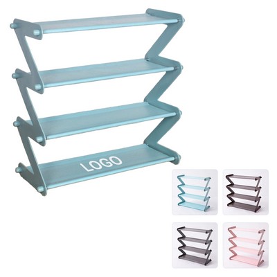 Z-Shaped Shoe Rack