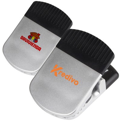 Large Magnetic Power Clip with Rubber Handles