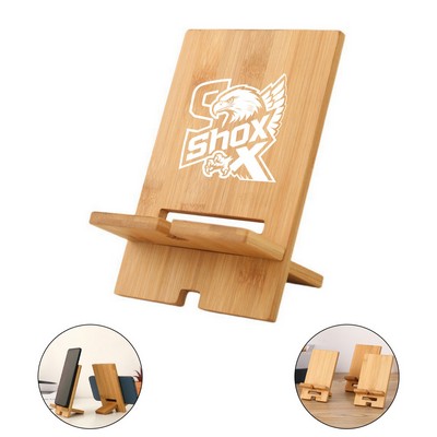 MOQ 20 Multifunctional Wooden Mobile Phone Holder