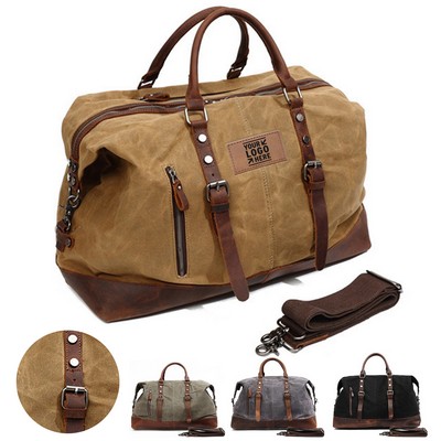 Classic Waxed Canvas Travel Duffel