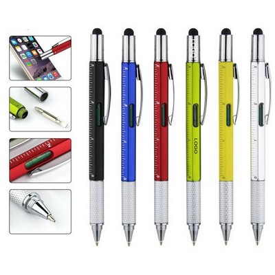 Plastic 6" 1 Multi-tool ballpoint pen