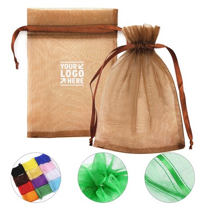 Elegant Organza Drawstring Pouch