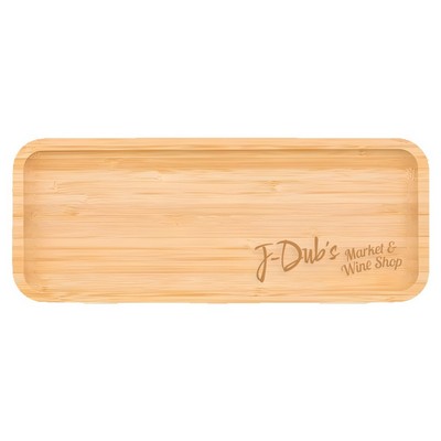 Rectangular Bamboo Serving Tray