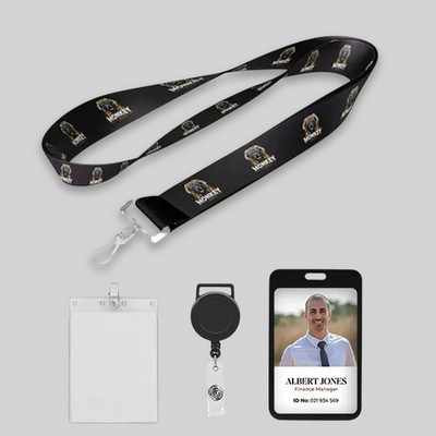 Dye sublimated Custom Full Color Lanyards-B- 3/4"