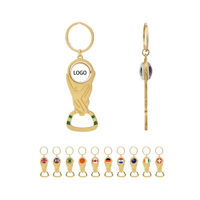 Soccer Trophy Bottle Opener