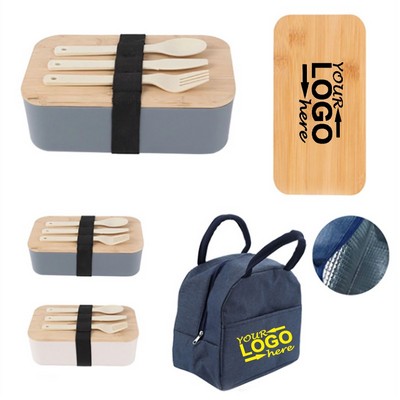 Wheat Straw Bento Lunch Box / Tableware Set