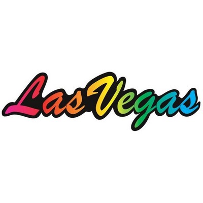 Las Vegas Promotional Magnet w/ Strip Magnet (6 Square Inch)