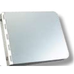 Aluminum Hinged CD Holder - 20 Disk Capacity (5 7/8"x6 3/8")