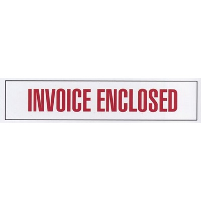 Stock Imprinted Polypro Tape 3" x 55yds (Invoice Enclosed)
