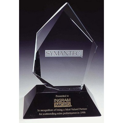 Facet Diamond Award w/ Marble Base (5.75"x8")