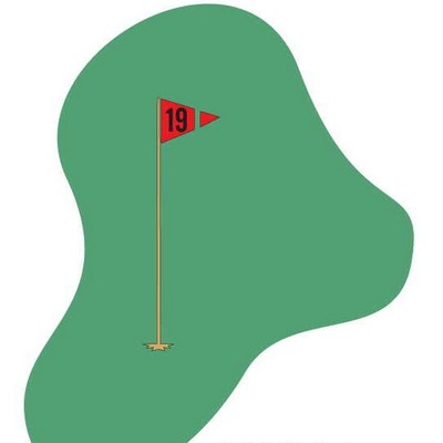 Golf Course Green Maxi Magnet (3 Square Inch)