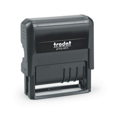 Trodat® Printy Dater Rectangle Self Inking Stamp (3/8" x 1"), Customizable