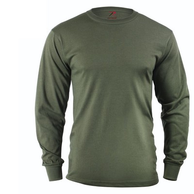Olive Drag Long Sleeve T-Shirt (2XL)
