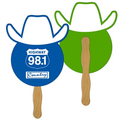 Cowboy Fast Hand Fan (2 Sides) 1 Day