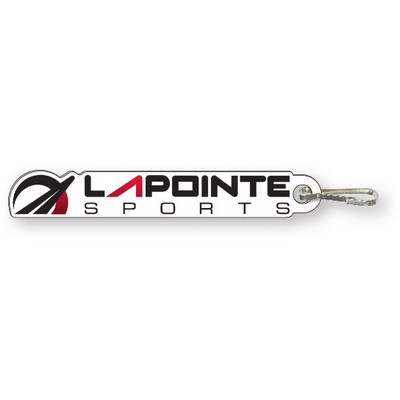 Custom Zipper Pulls (2 sq/in) .030 Compressed Laminated Plastic, Full Color