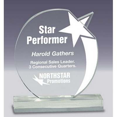6¾" Crystal Shooting Star Award