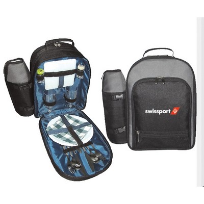 Picnic Backpack w/Detachable Wine Holder