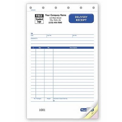 Delivery Receipt Forms (2 Part)