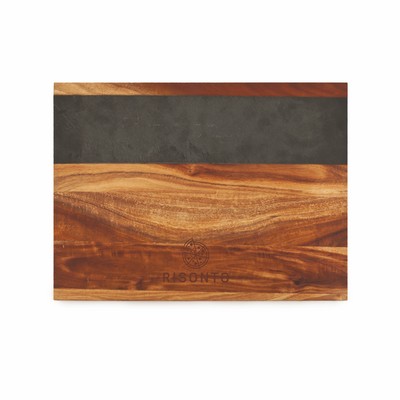 Twine Living® Wood and Slate Serving Board