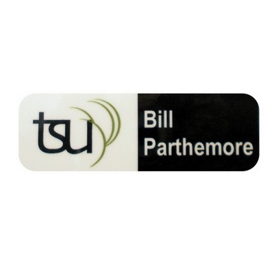 Full Color Name Badge Gloss (1" x 3")