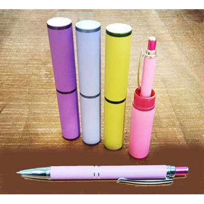 Aluminum Pen with Tube Carrier