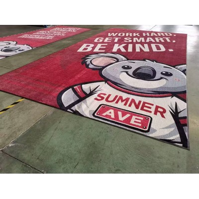 Brand Representative Full Color HD Logo Mat - 4' X 20'