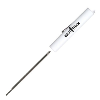 Pocket Screwdriver Reversible Tech Blade + Button Top