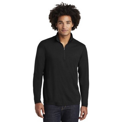 Sport-Tek ® PosiCharge ® Tri-Blend Wicking 1/4-Zip Pullover.
