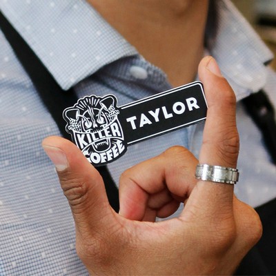 Die Cut Custom Badges (3"x2.5")