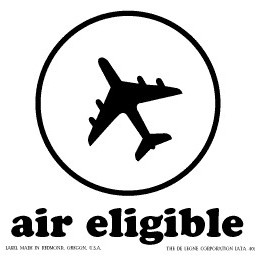 IATA Air Eligible, Paper Labels - 4" x 4"