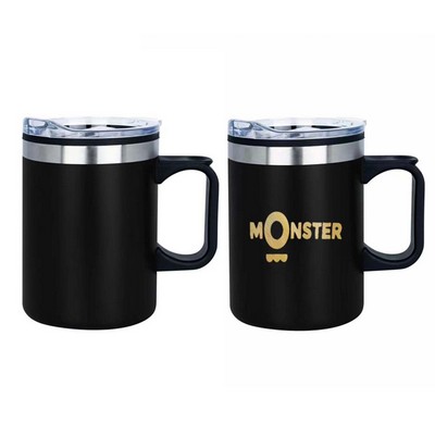 Double Wall Stainless Steel Camping Mug, 14 Oz.