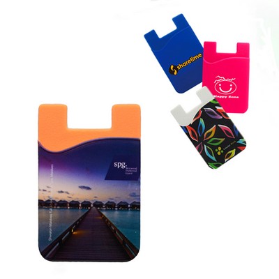 Full Color Silicone Phone Wallet