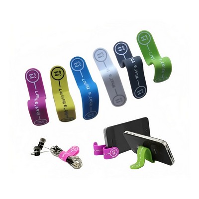 Silicone Magnetic Phone Holder Clip (4.72" x 0.79" x 0.16")