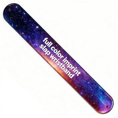 Full Color Silicone Slap Wristband