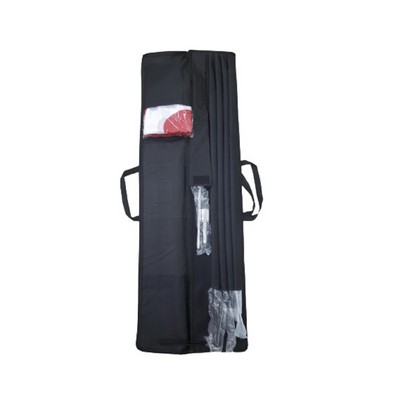 13' Single Sided Feather Flag Banner with Base and Pole