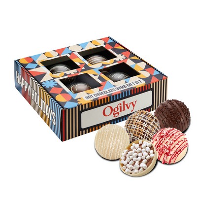4 Way Mega Hot Chocolate Bomb Gift Set - Deluxe