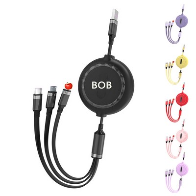 Telescopic 3" 1 Charging Data Cable