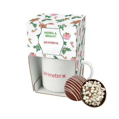 Promo Revolution - 16 Oz. Camping Mug with Milk Mega Hot Chocolate Bomb