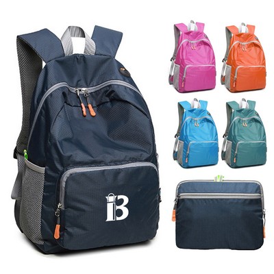 Nylon Water Resistant Packable Backpack for Outdoor