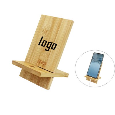 Bamboo Portable Cell Phone Stand