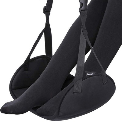Airplane Foot Rest (Premium Memory Foam) - Thickened Super-Size Airplane Foot Hammock