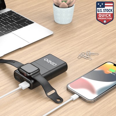 10,000mAh Wireless Power Bank with Apple Watch Charger
