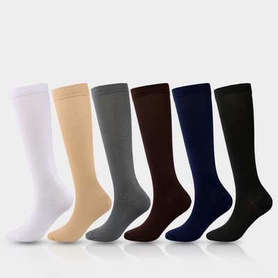Custom Knitted Knee High Socks Unisex Socks With Full Customization