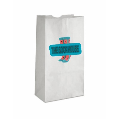 Grocery Bag White #3lb, Digital (4"X2X8")