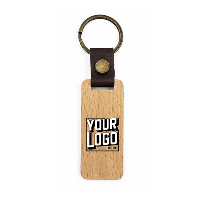 Versatile Wooden Keychain Crafts Set