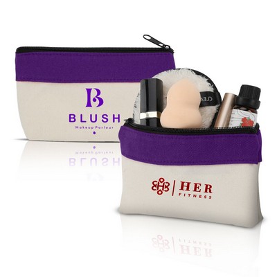 Canvas Cosmetic Pouch