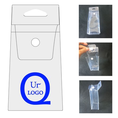 Clear EVA Packaging Pouch w/ Flip Top and Hang Hole