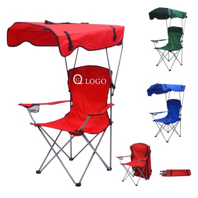 Canopy Lounge Chair w/ Mesh Drink Holder