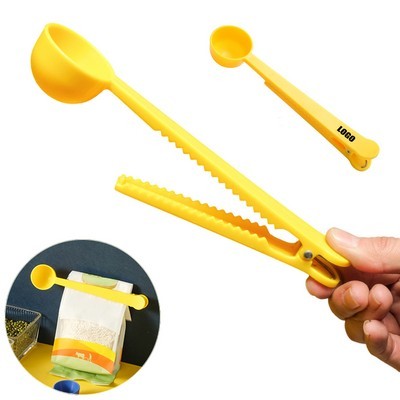 Scoop Spoon w/Seal Clip